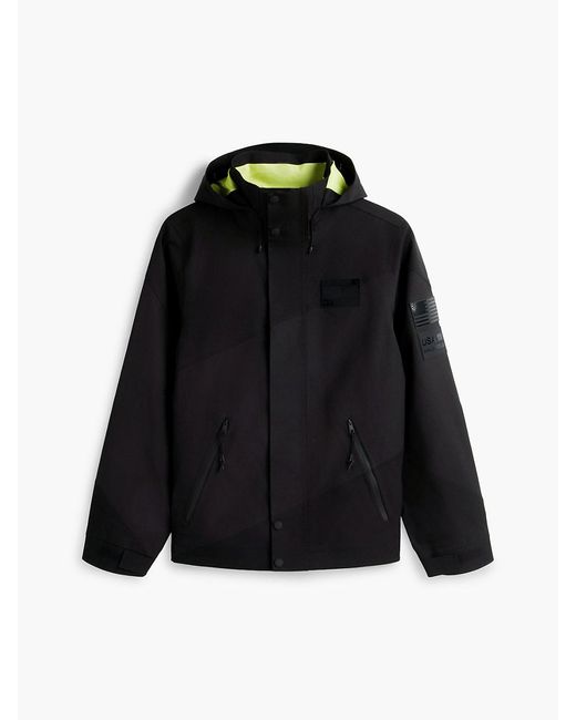 Tommy Hilfiger Black Tommy X U.s. Sail Gp Team Relaxed Hooded Jacket