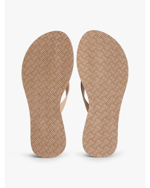 Tommy Hilfiger Green Chic Th Monogram Flip-flops