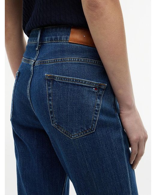 Tommy Hilfiger Blue Mid Rise Bootcut Jeans