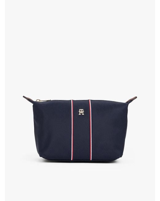 Pochette Toilette Hilfiger Icon di Tommy Hilfiger in Blue