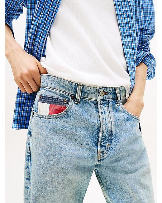 Vaqueros Otis Signature Rectos Tommy Hilfiger de hombre de color Blue