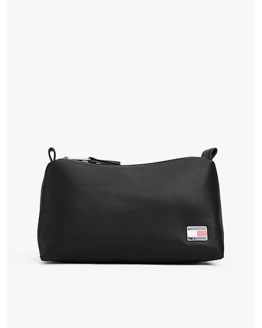 Neceser Con Insignia Del Logo Tommy Hilfiger de color Black