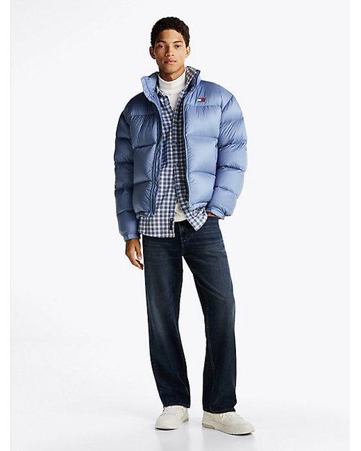 Vaqueros Rectos Desteñidos De Corte Regular Tommy Hilfiger de hombre de color Blue