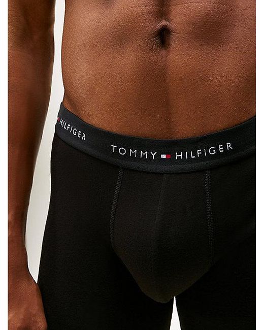 Tommy Hilfiger Signature Set Van 3 Boxer Briefs Met Logotaille in het Black voor heren