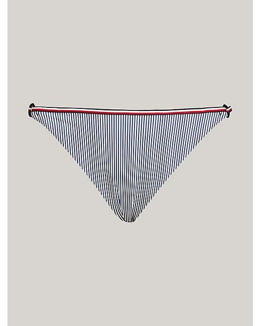 Parte inferior de bikini Global Stripe Tommy Hilfiger de color Blue