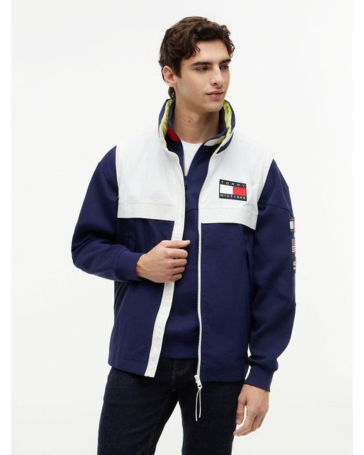 Tommy Hilfiger Blue Tommy X U.s. Sail Gp Team Regatta Jacket