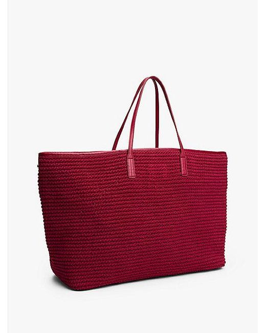 Tommy Hilfiger Red The Sofia Capsule Strandtasche Aus Leder