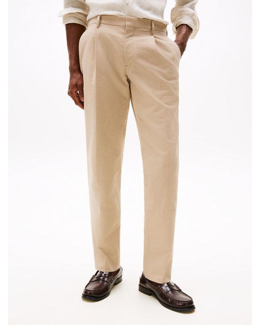 Tommy Hilfiger White Regular Trousers for men