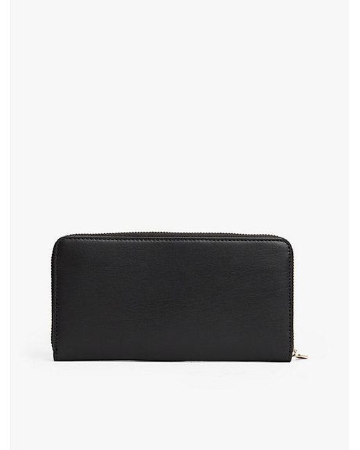 Cartera Icon Con Cremallera Tommy Hilfiger de color Black