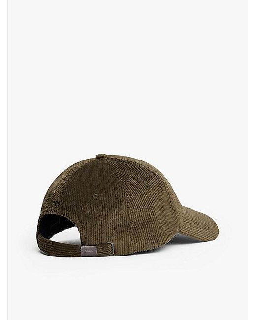 Gorra De Béisbol De Pana Con Logo Tommy Hilfiger de hombre de color Brown