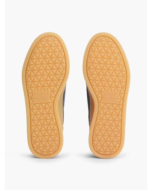 Tommy Hilfiger Blue The Greenwich Suede Cupsole Trainers