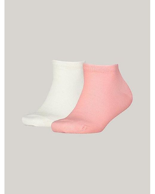 Pack de 2 pares de calcetines de rayas Tommy Hilfiger de hombre de color Pink