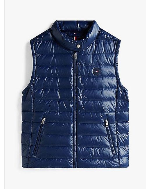 Chaleco Acolchado Ultraligero Plegable Tommy Hilfiger de color Blue