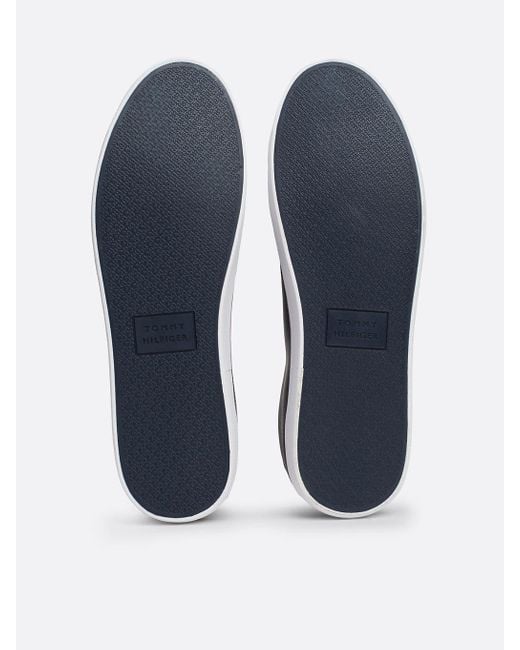 Tommy Hilfiger Blue Colour-pop Logo Trainers for men