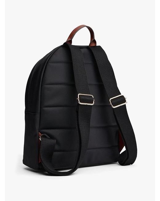 Tommy Hilfiger Black Th Monogram Dome Backpack