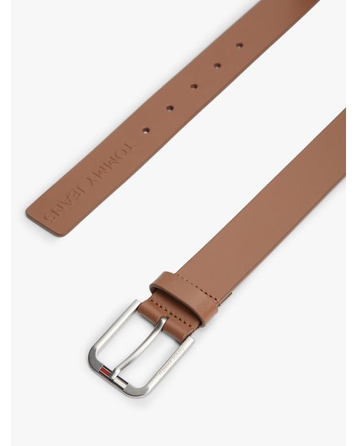 Cintura Austin di Tommy Hilfiger in Brown da Uomo