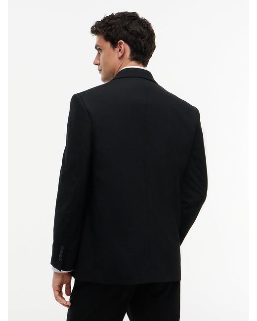 Tommy Hilfiger Black Tech Regular Fit Wool Blend Blazer for men