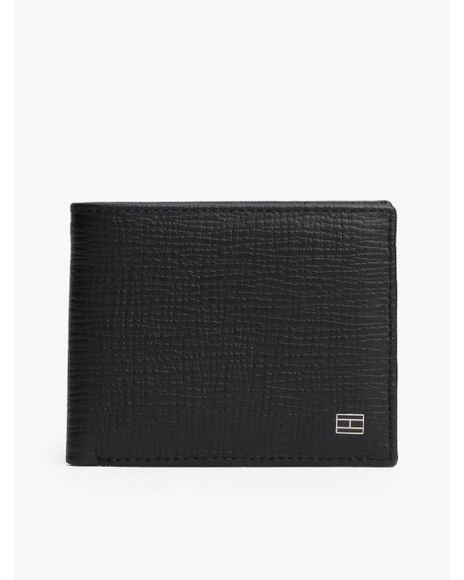 Portafogli Bifold di Tommy Hilfiger in Black da Uomo