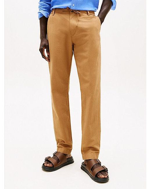 Pantalón Chino Harlem Amplio Mil Rayas Tommy Hilfiger de hombre de color Blue