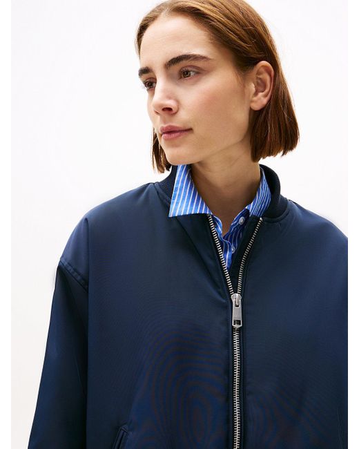 Bomber Matelassé Déperlant Tommy Hilfiger en coloris Blue