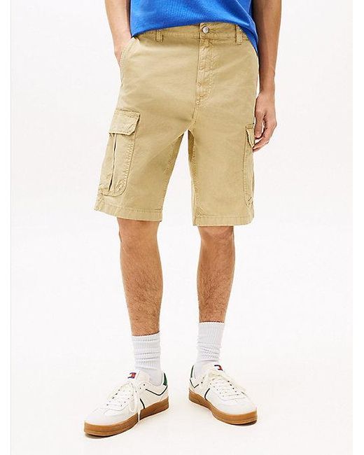 Pantalón Cargo Corto Otis De Corte Recto Tommy Hilfiger de hombre de color White
