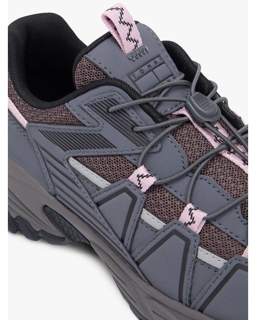 Tommy Hilfiger Blue Speed Laces Cleat Outdoor Trainers