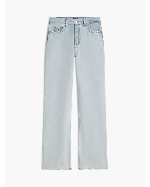 Tommy Hilfiger Blue High Rise Slim Straight Jeans