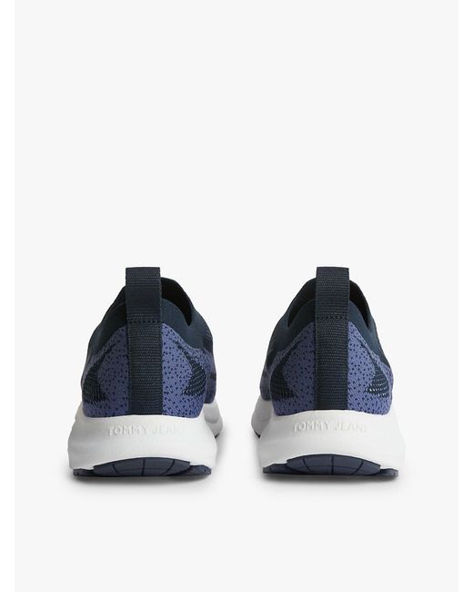 Tommy Hilfiger Blue Logo Knit Pull-On Trainers for men