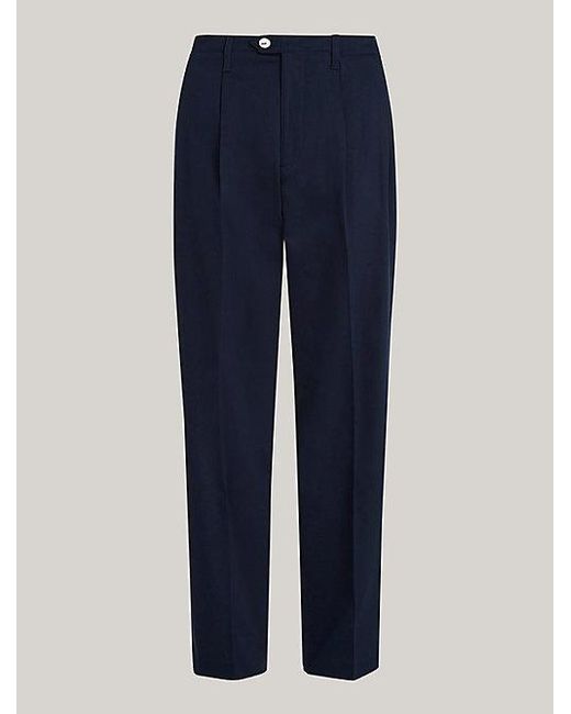 Tommy Hilfiger Relaxed Fit Straight Leg Chino in het Blue