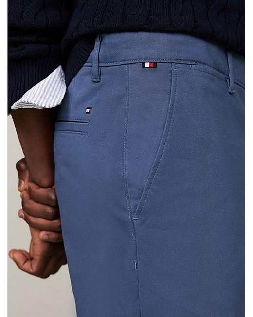 Pantalón Chino Denton Con Pernera Recta Tommy Hilfiger de hombre de color Blue