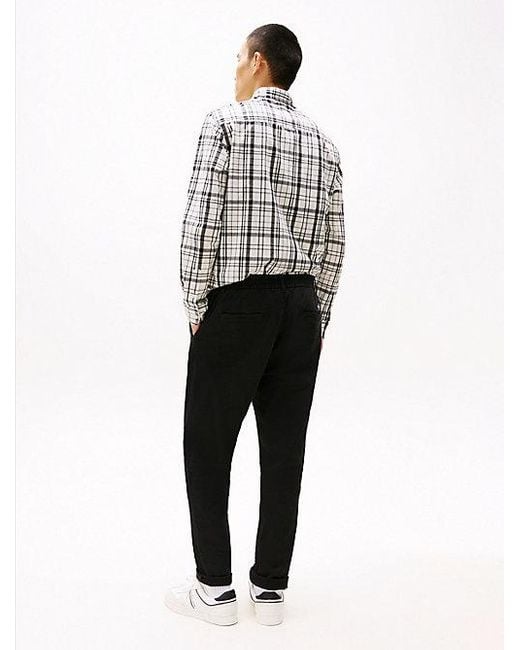 Tommy Hilfiger Isaac Regular Broek Van Twill in het Black voor heren