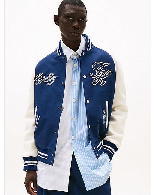 Chaqueta Universitaria The Runway Collection Tommy Hilfiger de hombre de color Blue