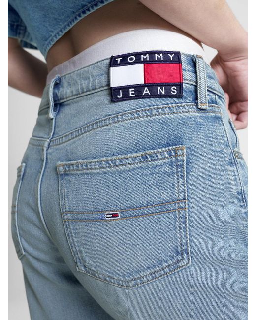 Tommy Hilfiger Sophie Low Rise Straight Faded Jeans in Blue | Lyst UK