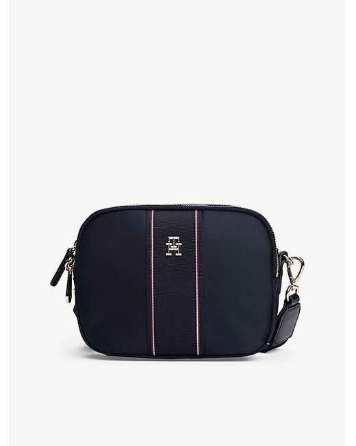 Tommy Hilfiger Crossbody-Cameratas Met Th-Monogram in het Blue