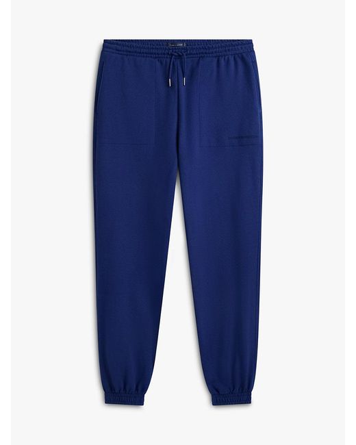 Tommy Hilfiger Blue Essential Terry Cuffed Lounge Joggers for men