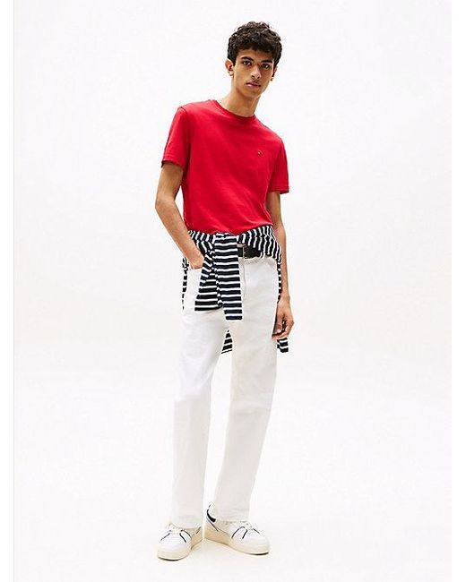 Tommy Hilfiger Set Van 3 Extra Slim Fit T-Shirts Met Vlag in het Blue voor heren