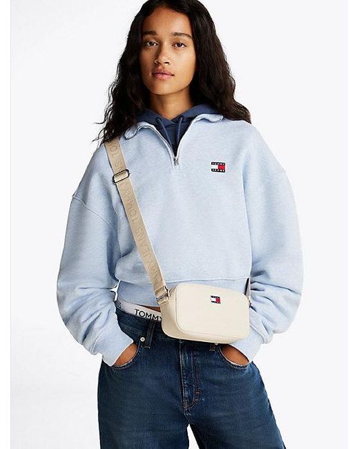 Tommy Hilfiger Essential Cameratas Met Logo in het Natural