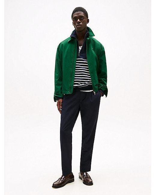 Tommy Hilfiger Harlem Waterafstotende Relaxed Fit Chino in het Green voor heren
