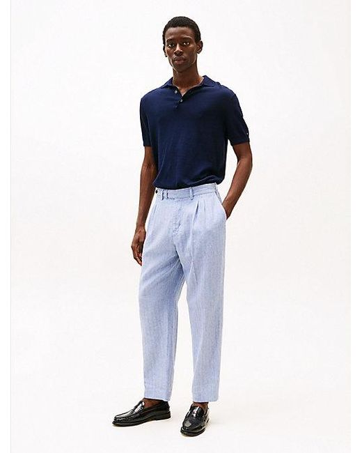 Tommy Hilfiger Smart Casual Regular Fit Poloshirt in Blue für Herren