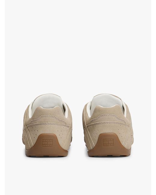 Tommy Hilfiger White Archive Runner Suede Low Profile Trainers for men