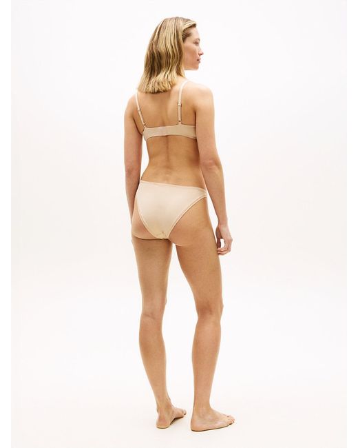 Tommy Hilfiger Natural Essential Tonal Logo Microfibre Push-Up Bra