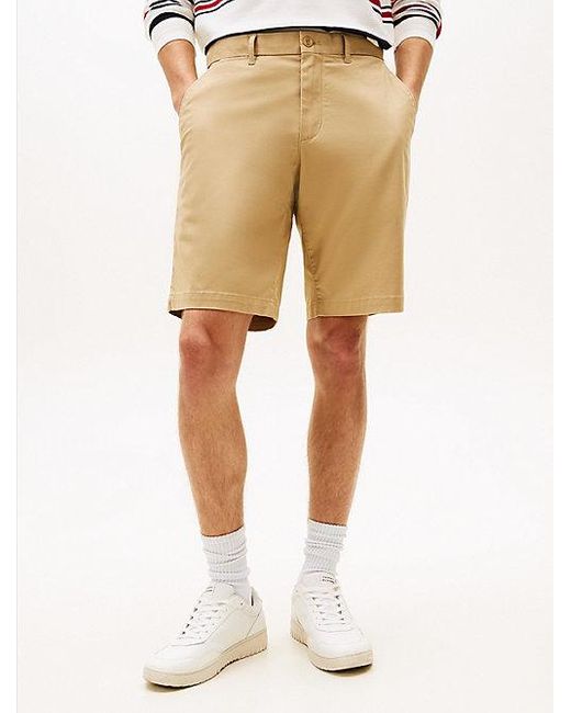 Tommy Hilfiger 1985 Harlem Relaxed Fit Chino Short in het Natural voor heren