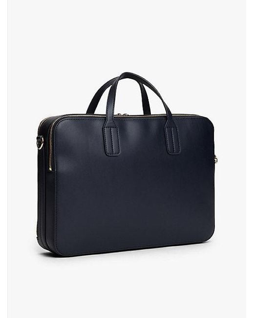 Tommy Hilfiger Blue Hilfiger Icon Laptop-Tasche Mit Th-Monogramm