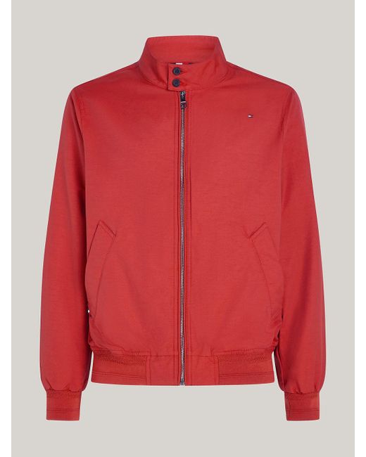 Tommy Hilfiger Red Th Warm Padded Harrington Jacket for men