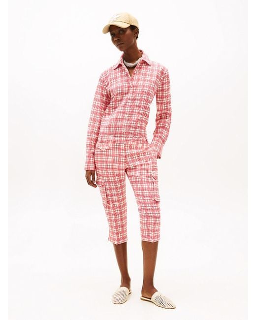 Chemise En Soie Mélangée The Runway Collection Tommy Hilfiger en coloris Pink