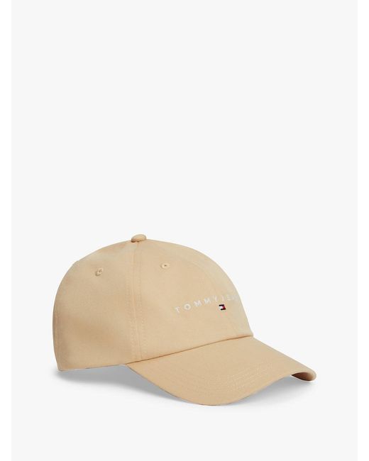 Tommy Hilfiger Natural Linear Logo Embroidery Baseball Cap for men