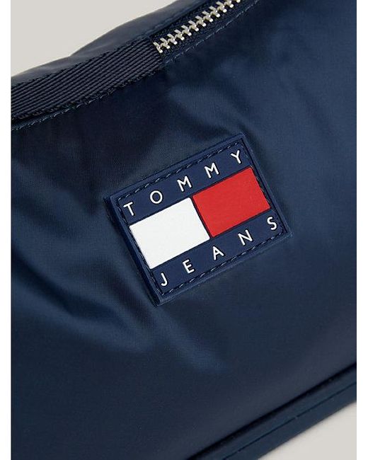 Bolso de hombro pequeño con logo Tommy Hilfiger de color Blue