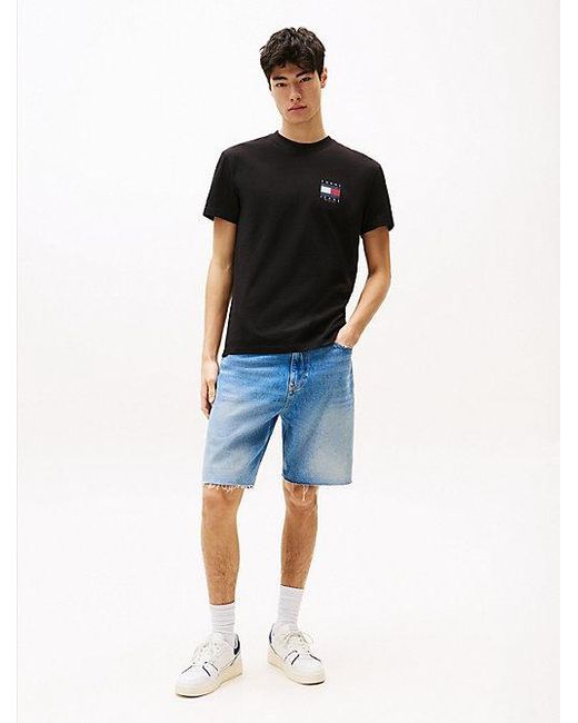 Camiseta Con Logo Trasero Tommy Hilfiger de hombre de color Black