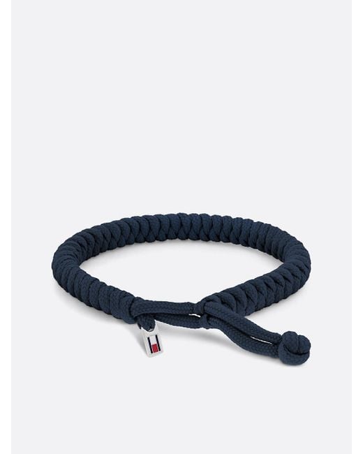 Bracciale Con Bandierina Smaltata E Nodo di Tommy Hilfiger in Blue da Uomo