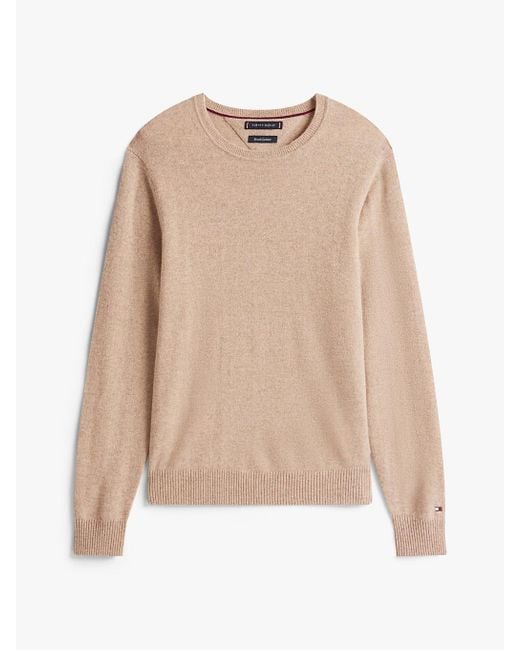 Pullover Smart Casual di Tommy Hilfiger in Natural da Uomo